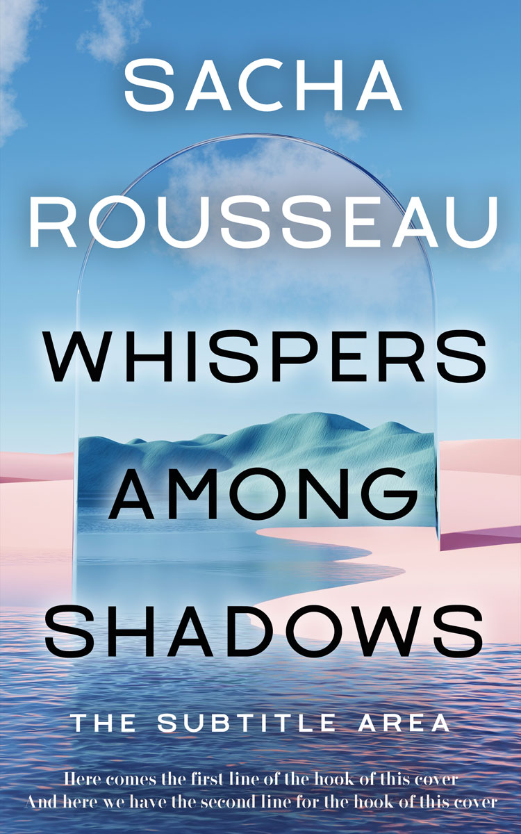 2D view of Premade Surreal Book Cover - Glacier