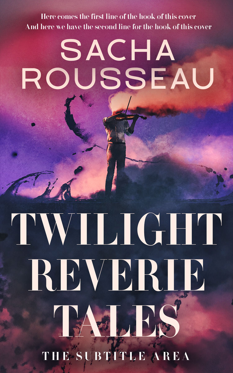 2D view of Premade Surreal Book Cover - Martinique