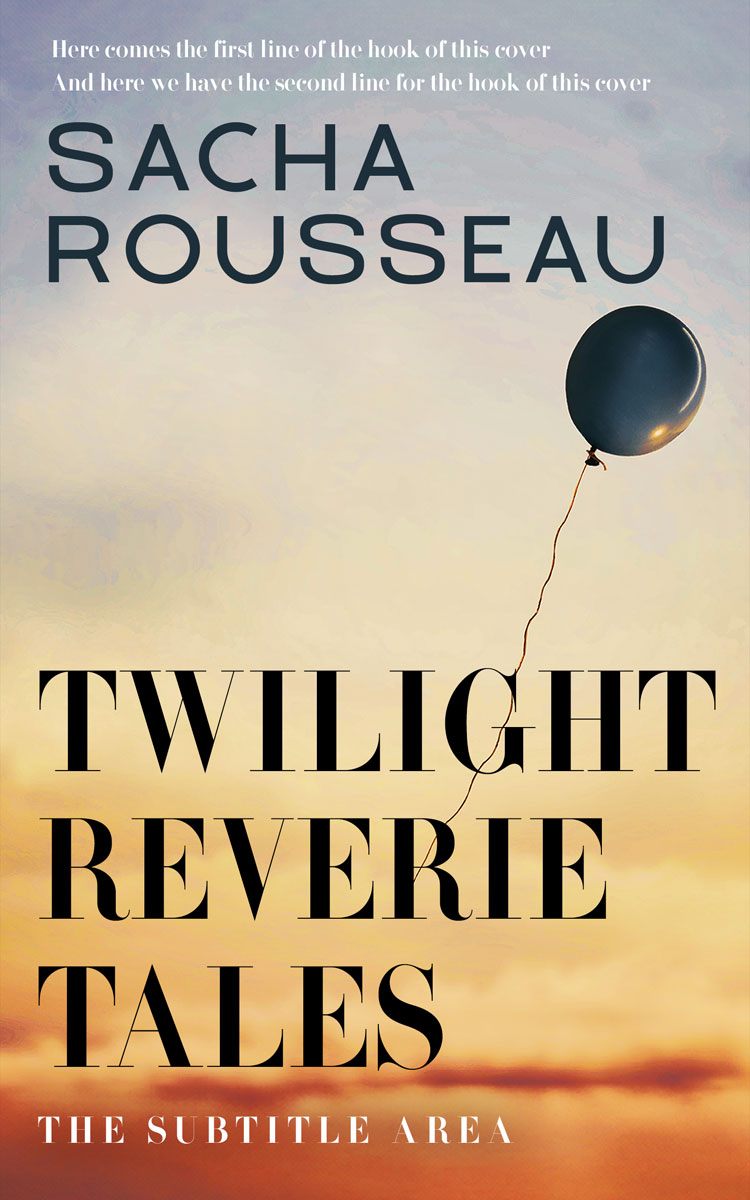 2D view of Premade Surreal Book Cover - Soft Amber