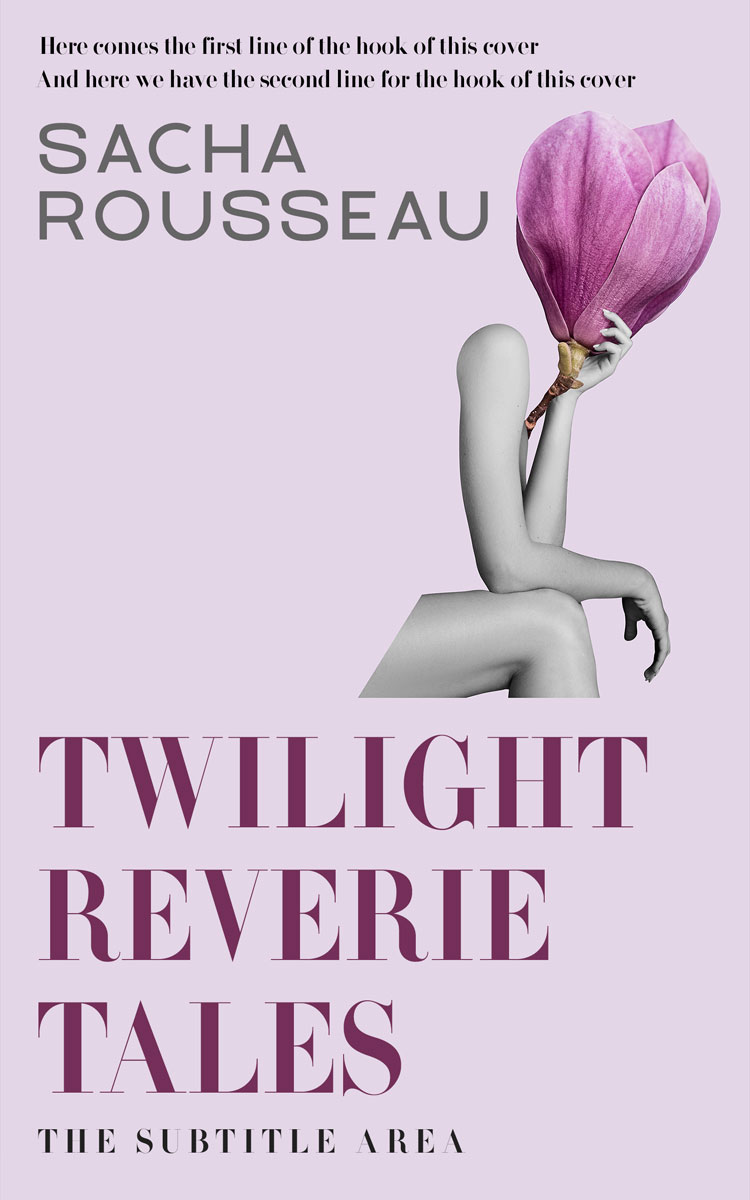 2D view of Premade Abstract Book Cover - Lola