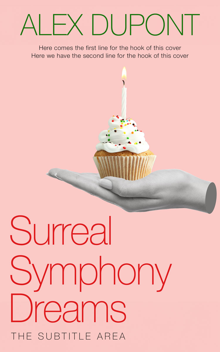 2D view of Premade Surreal Book Cover - Mandys Pink