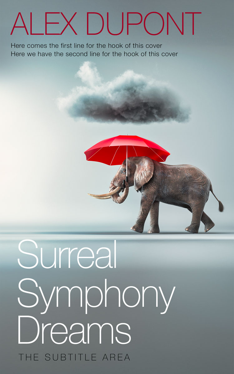 2D view of Premade Surreal Book Cover - Granny Smith