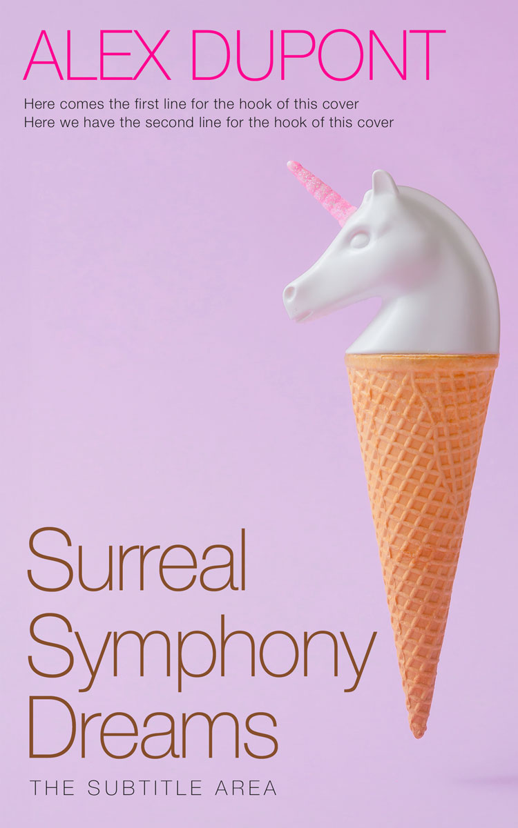 2D view of Premade Surreal Book Cover - Prelude