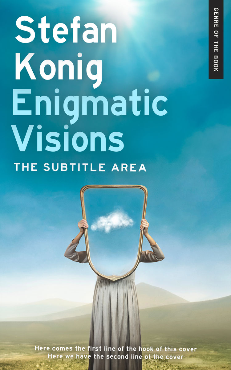 2D view of Premade Surreal Book Cover - Jelly Bean