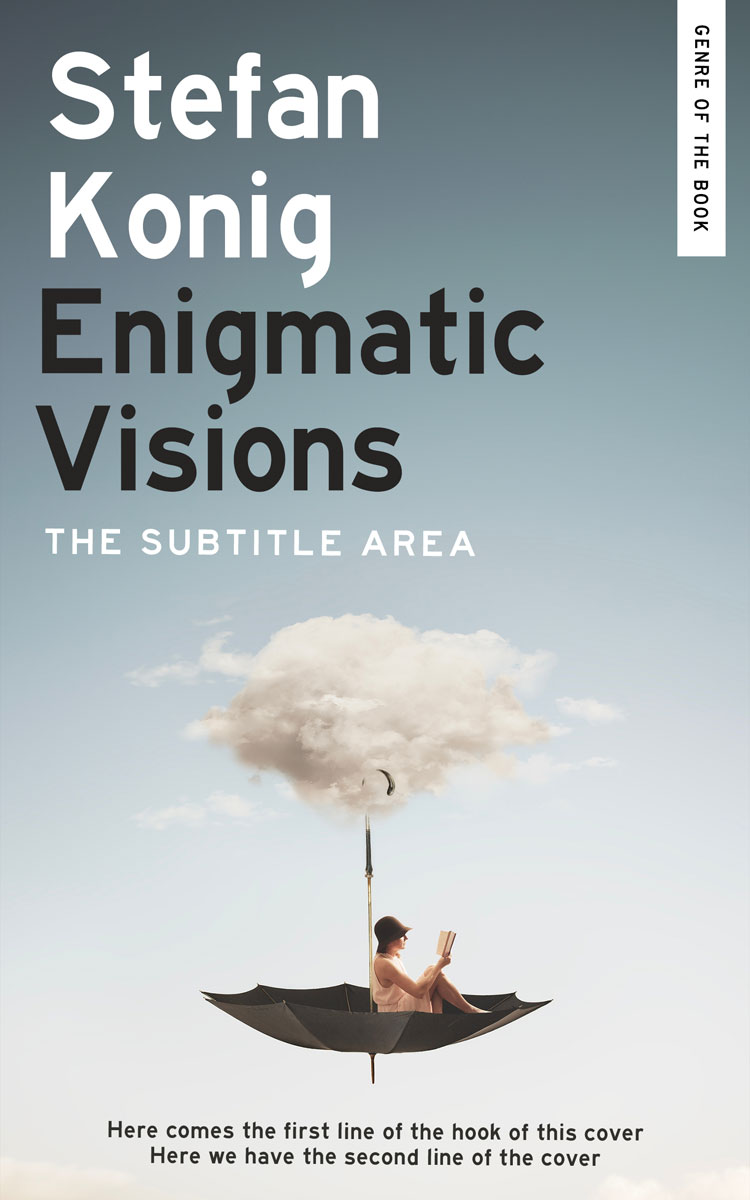 2D view of Premade Abstract Book Cover - Tiara