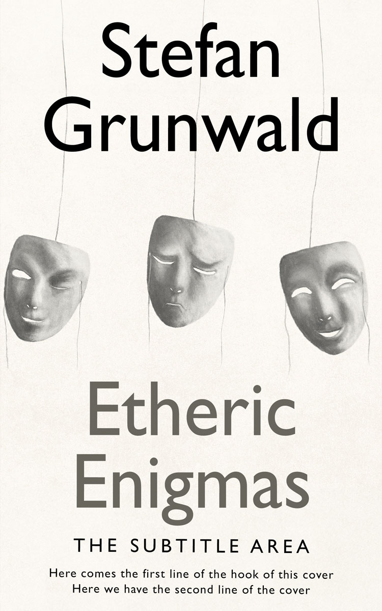 2D view of Premade Abstract Book Cover - Spring Wood