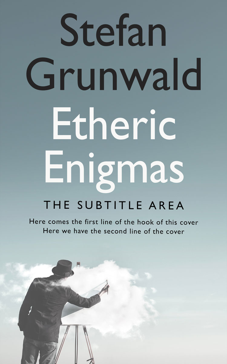 2D view of Premade Abstract Book Cover - Granny Smith