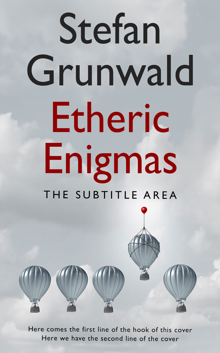 2D view of Premade Surreal Book Cover - Silver Sand