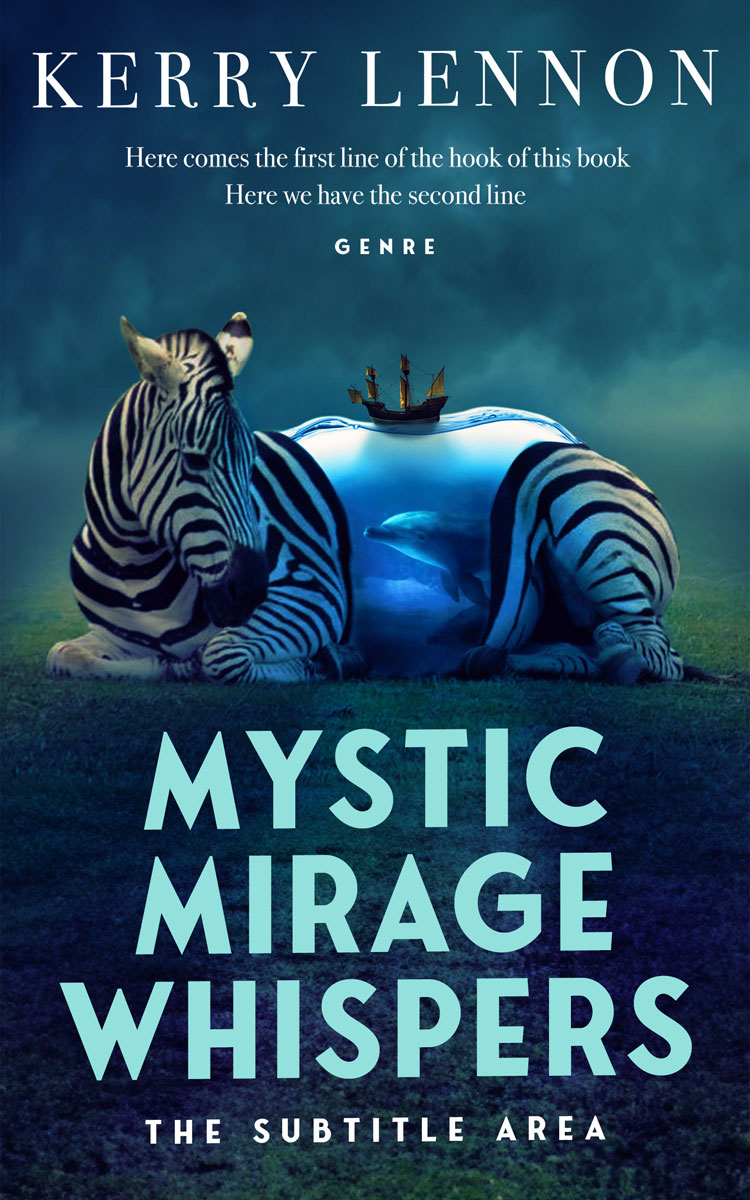 2D view of Premade Fantasy Book Cover - Elephant