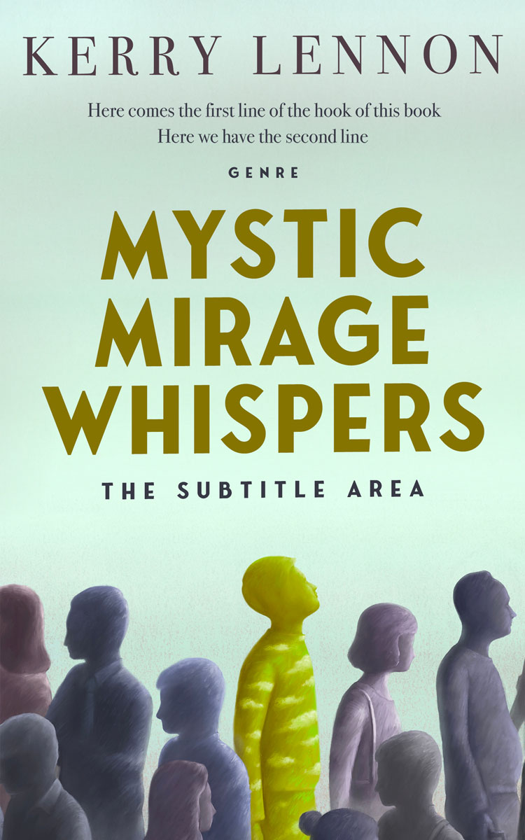 2D view of Premade Self-Improvement & Self-Help Book Cover - Costa Del Sol