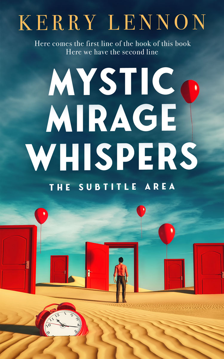 2D view of Premade Surreal Book Cover - Di Serria