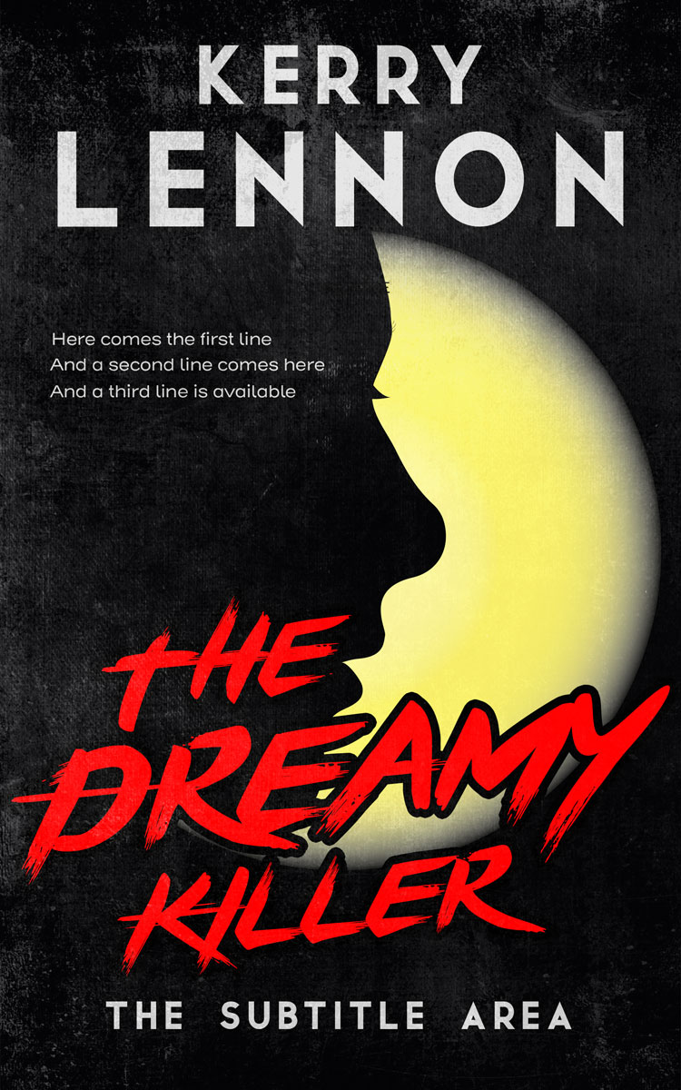 2D view of Premade Mystery & Thriller & Suspense Book Cover - Cod Gray