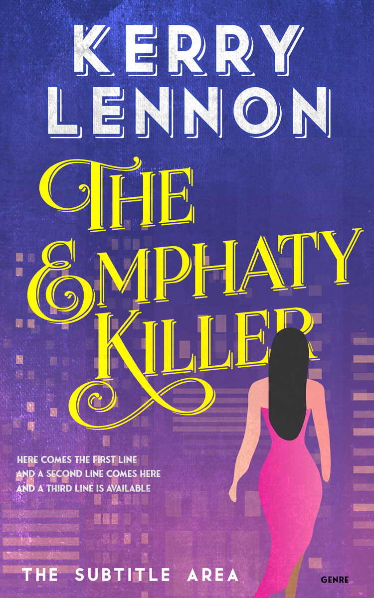 2D view of Premade Mystery & Thriller & Suspense Book Cover - Victoria