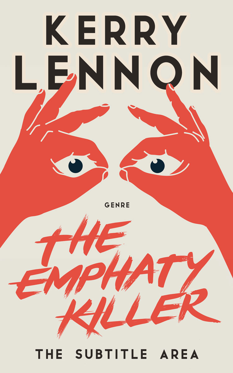 2D view of Premade Mystery & Thriller & Suspense Book Cover - Satin Linen