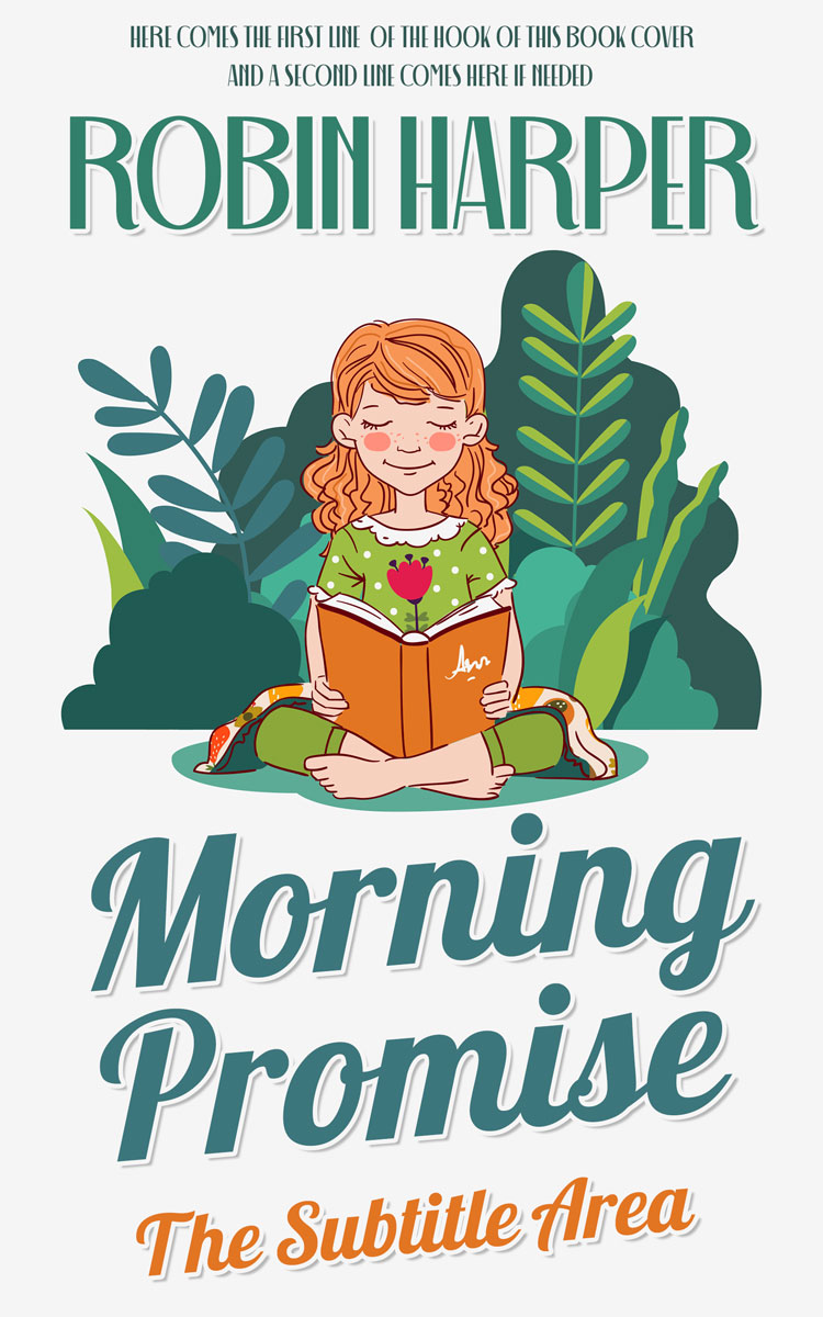 2D view of Premade Education Book Cover - Desert Storm