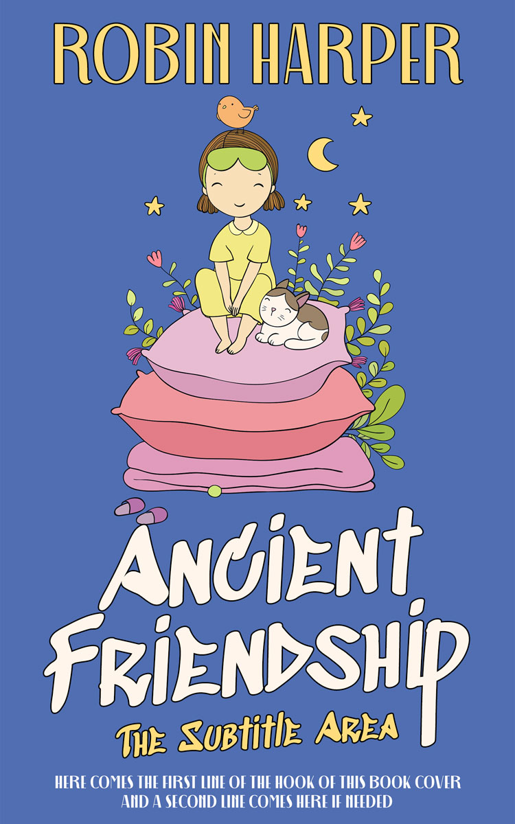 2D view of Premade Children's Book Cover - San Marino