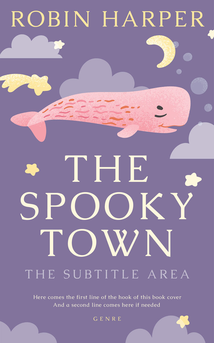 2D view of Premade Children's Book Cover - Kimberly