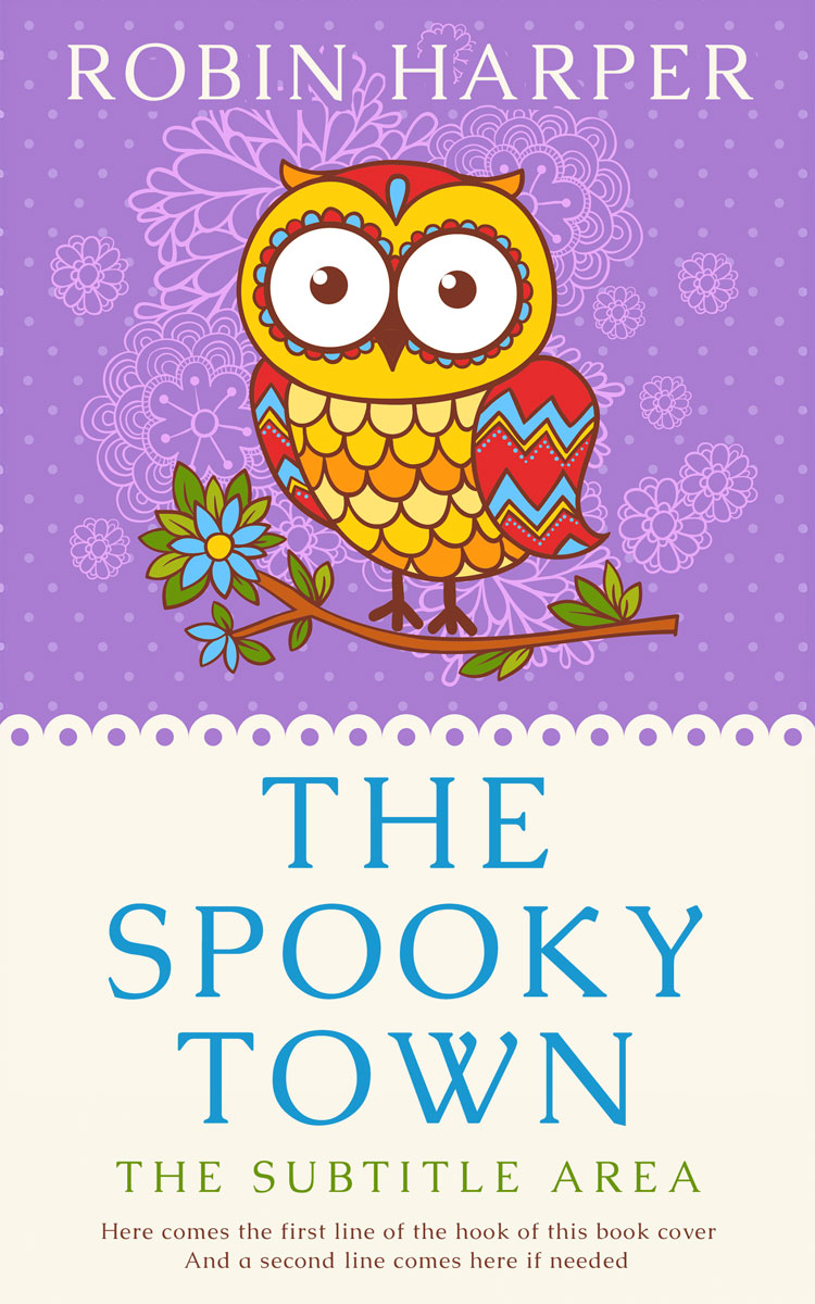 2D view of Premade Children's Book Cover - Snuff