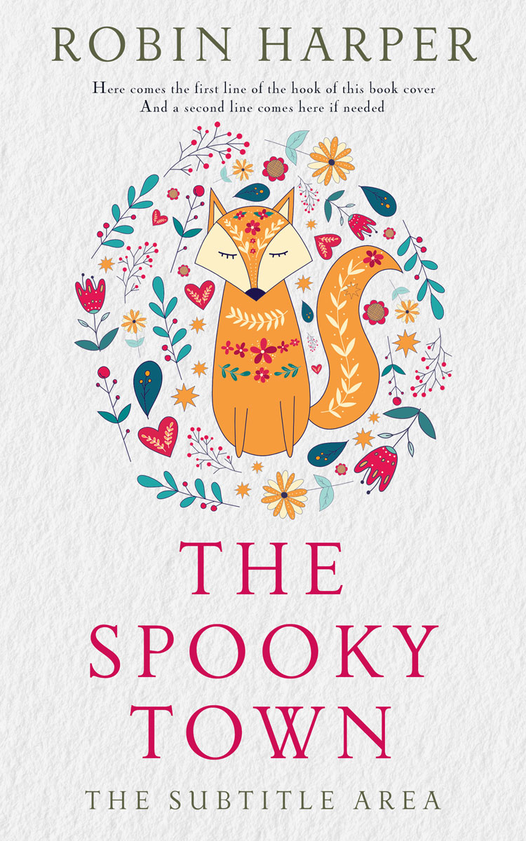 2D view of Premade Children's Book Cover - Gallery