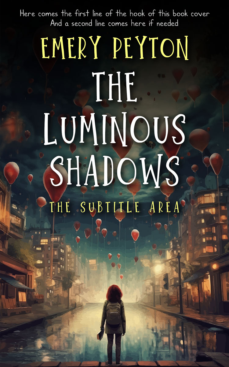 2D view of Premade Mystery & Thriller & Suspense Book Cover - Heavy Metal