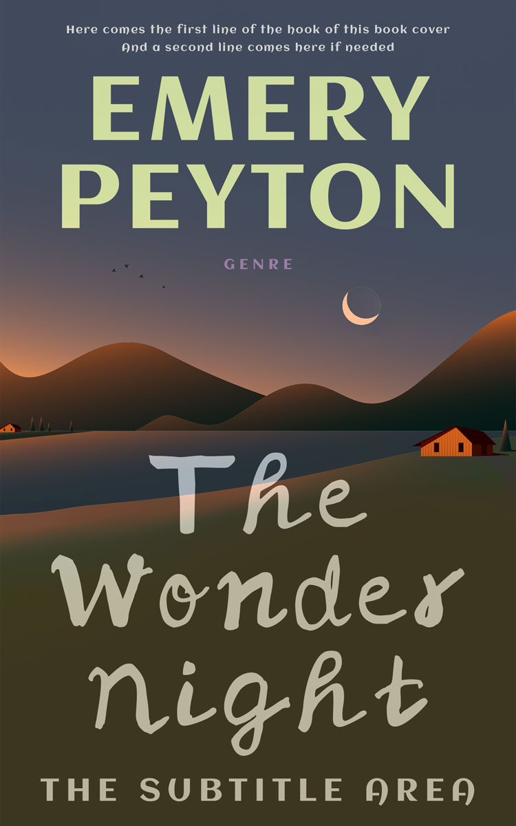 2D view of Premade Mystery & Thriller & Suspense Book Cover - Armadillo