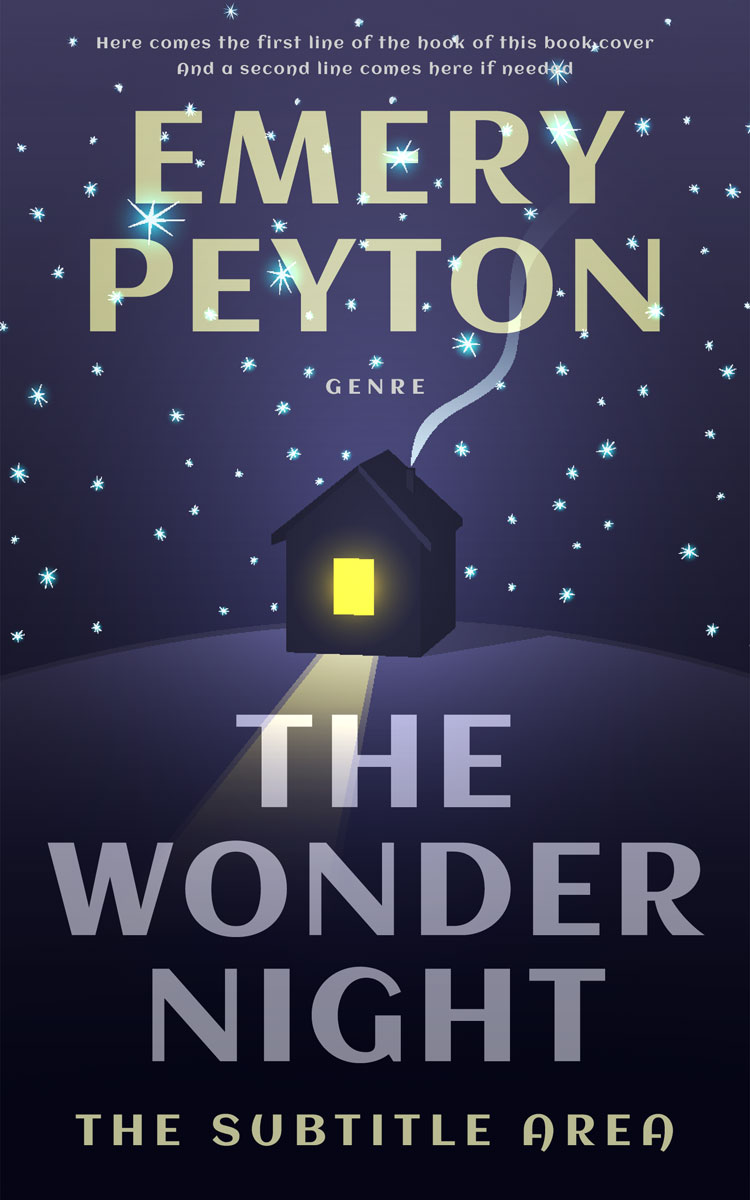 2D view of Premade Mystery & Thriller & Suspense Book Cover - Ebony Clay