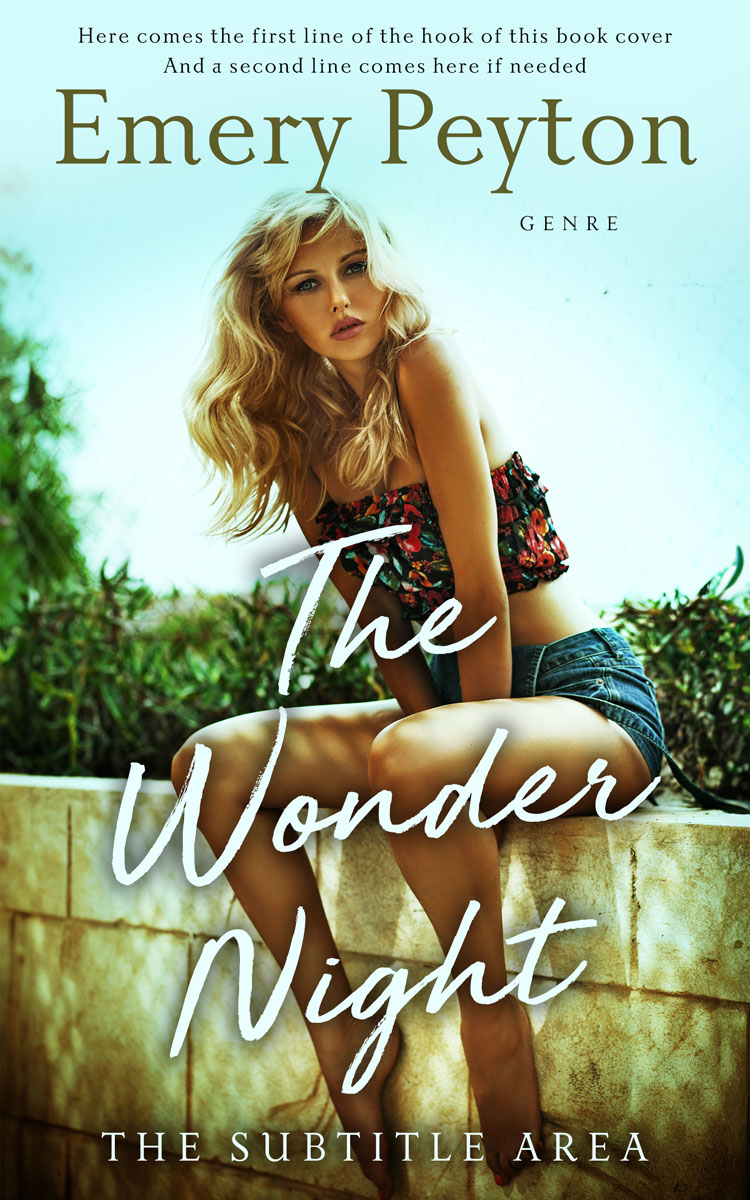 2D view of Premade Teen & Young Adult Book Cover - Iceberg