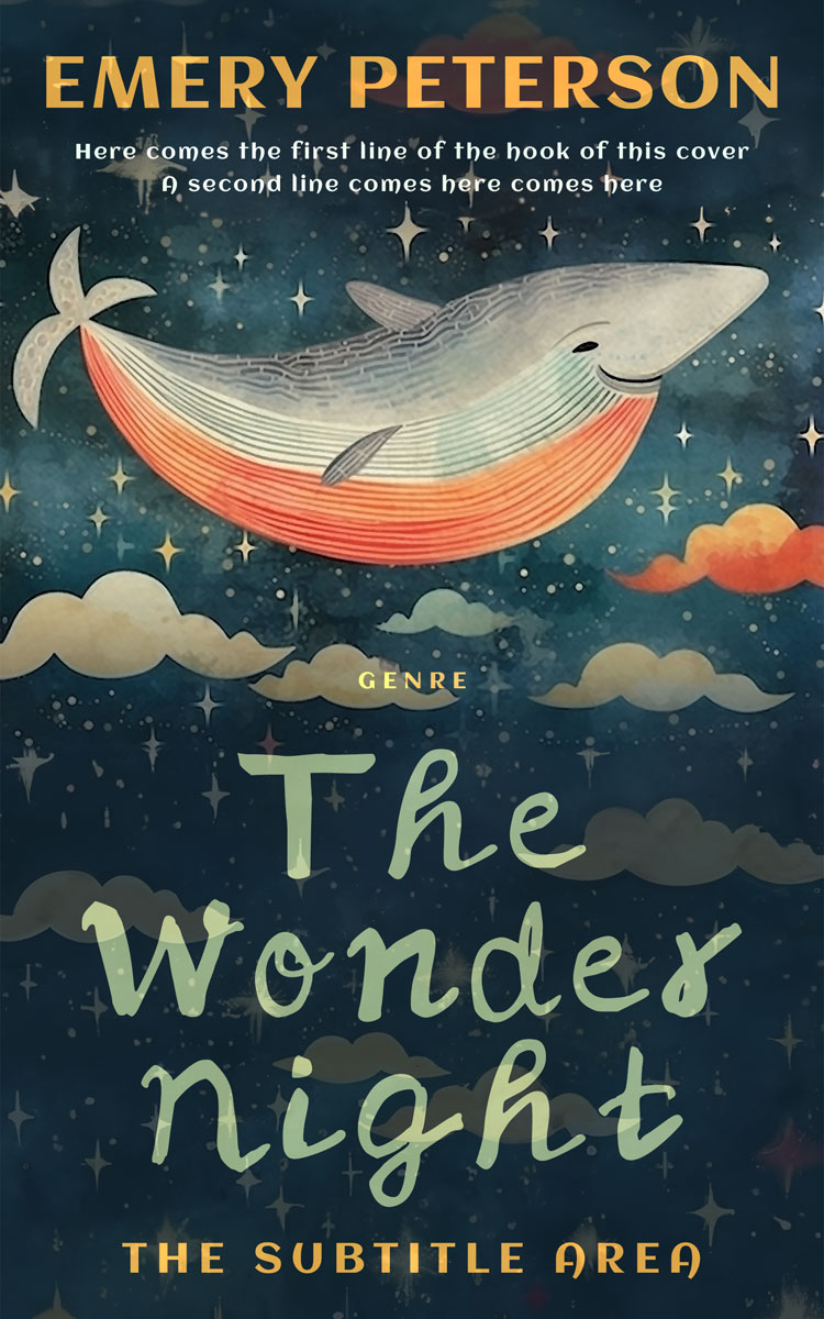 2D view of Premade Fantasy Book Cover - Indian Khaki