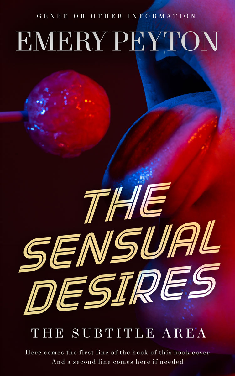 2D view of Premade Erotica Book Cover - Contessa