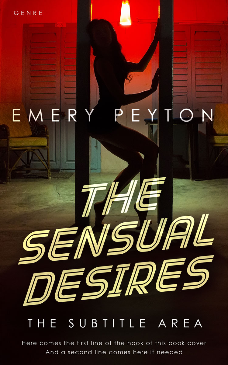 2D view of Premade Erotica Book Cover - Raw Sienna