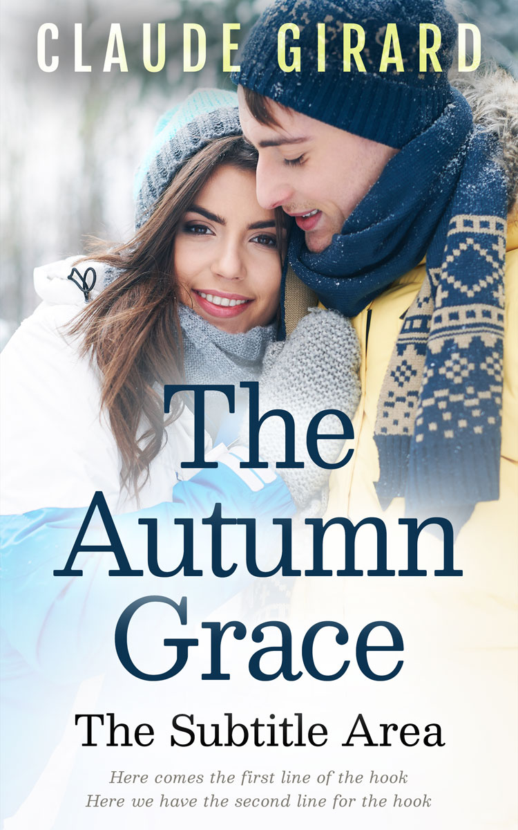 2D view of Premade Romance Book Cover - Blue Dianne