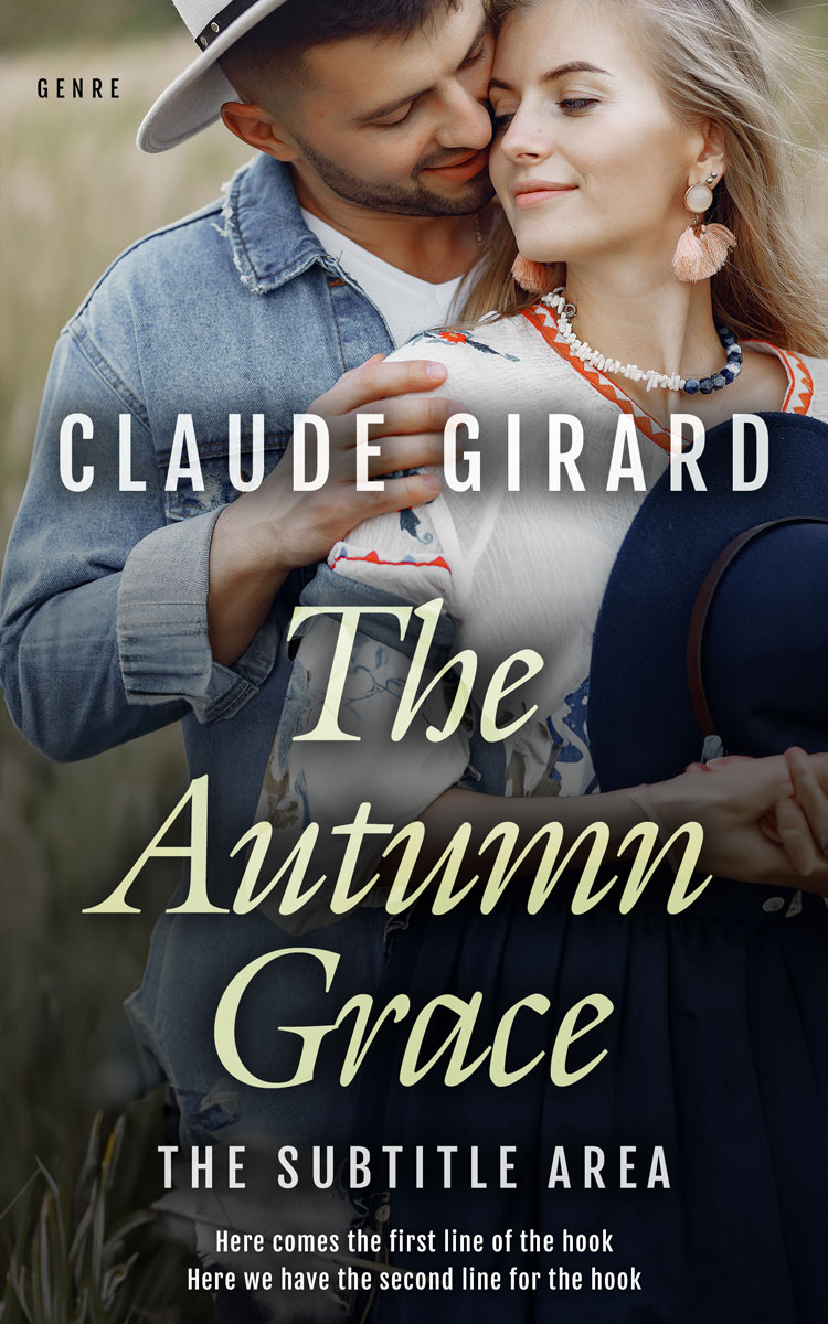 2D view of Premade Romance Book Cover - Shark