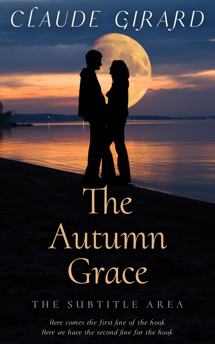 2D view of Premade Romance Book Cover - Whiskey