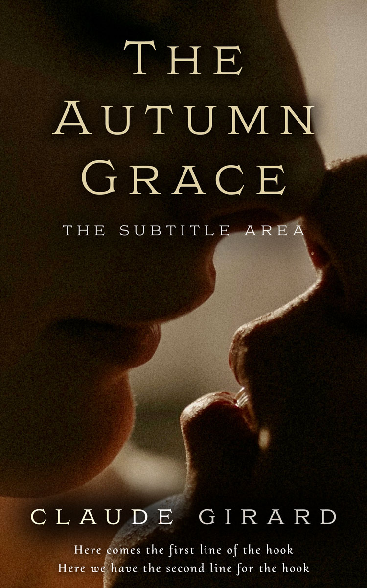 2D view of Premade Erotica Book Cover - Graphite