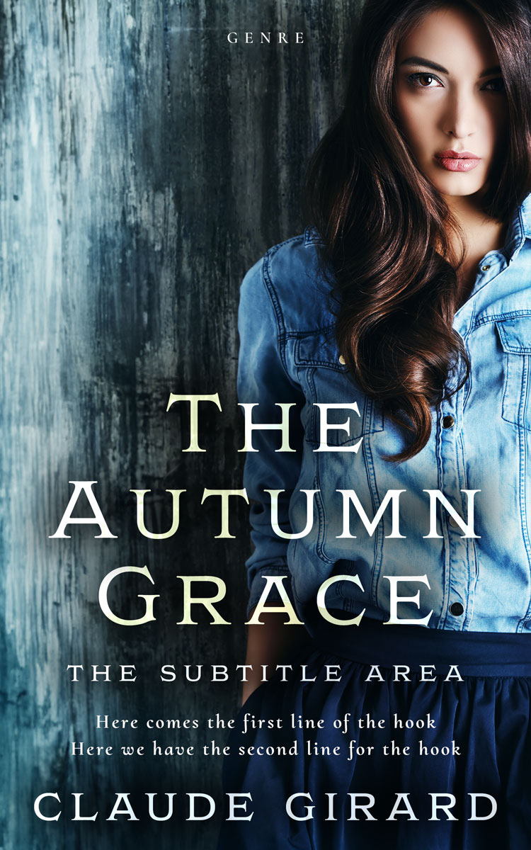 2D view of Premade Chick Lit Book Cover - Mirage