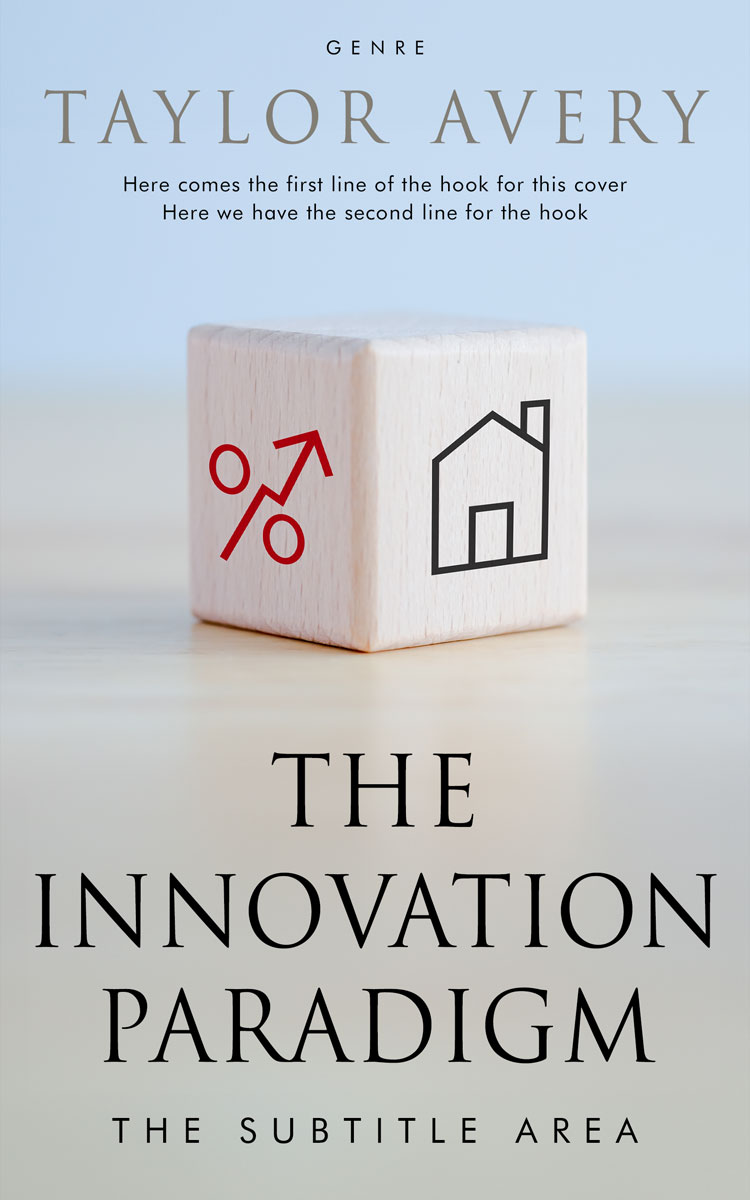 2D view of Premade Business Book Cover - Tiara