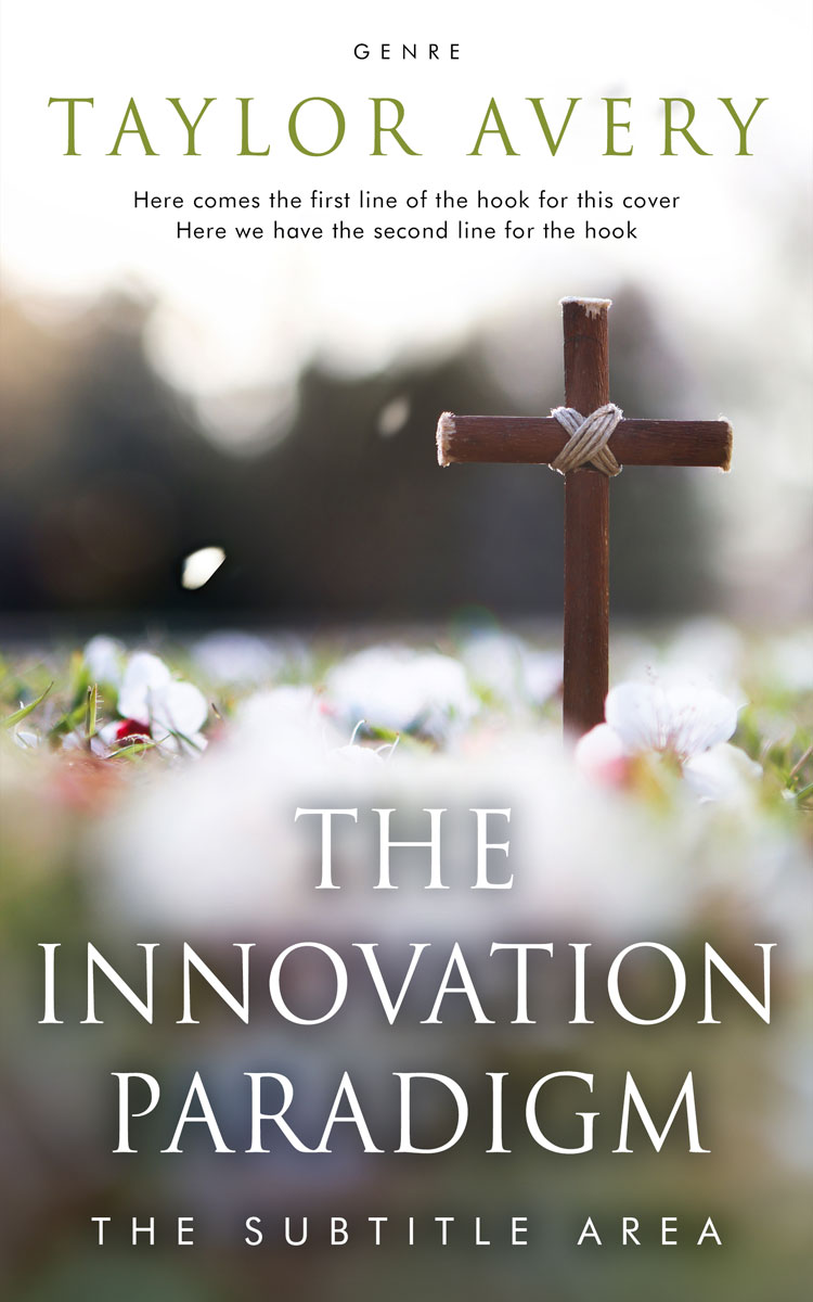 2D view of Premade Religion & Spirituality Book Cover - Fuscous Gray