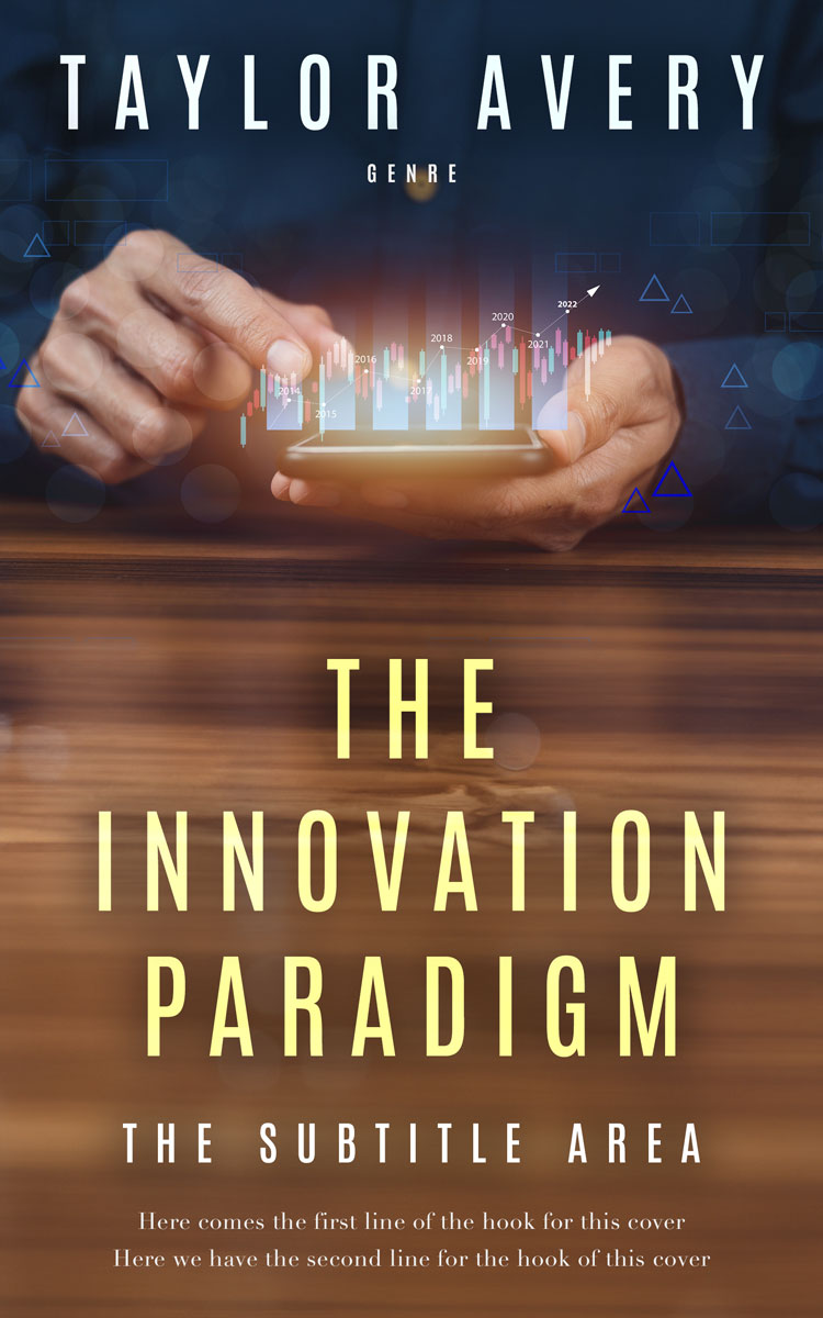 2D view of Premade Business Book Cover - Shingle Fawn