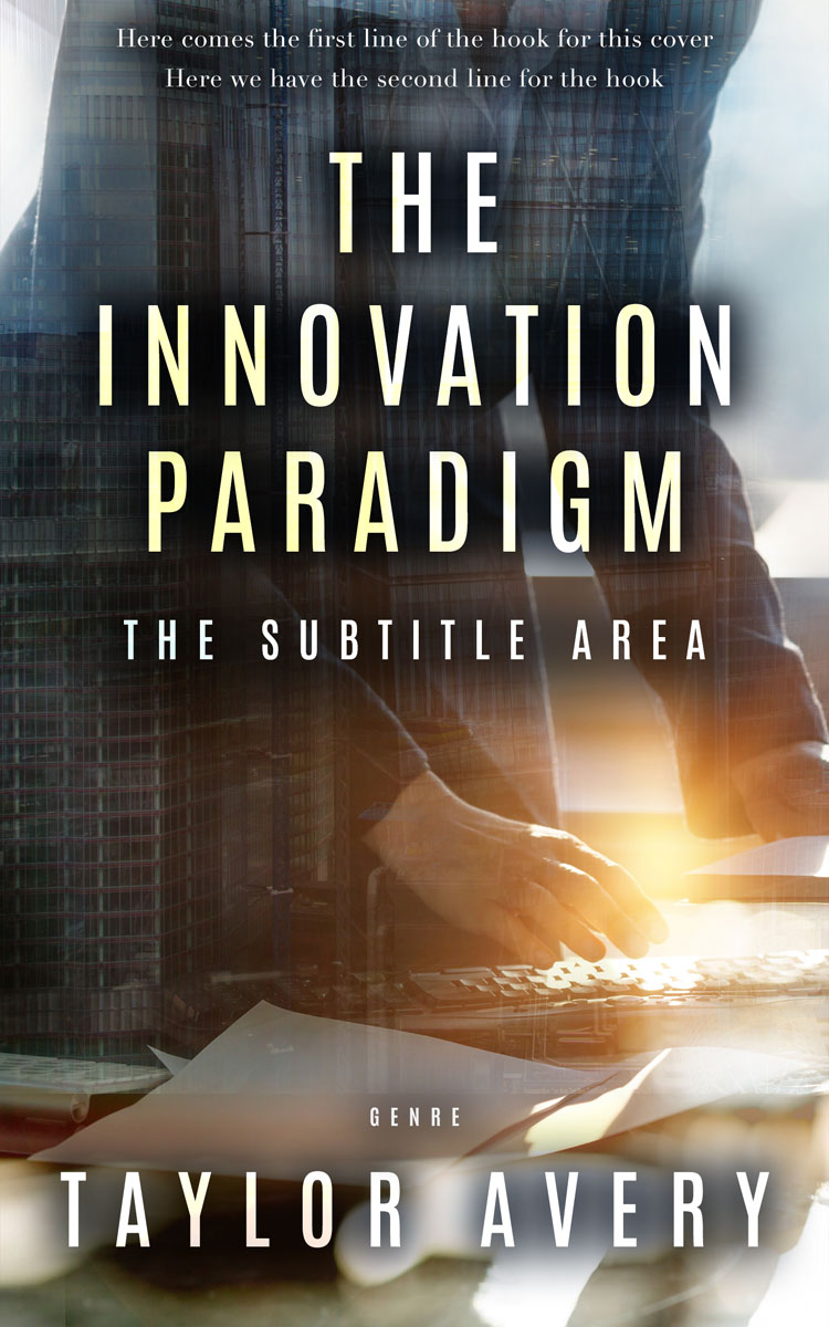 2D view of Premade Business Book Cover - Dune