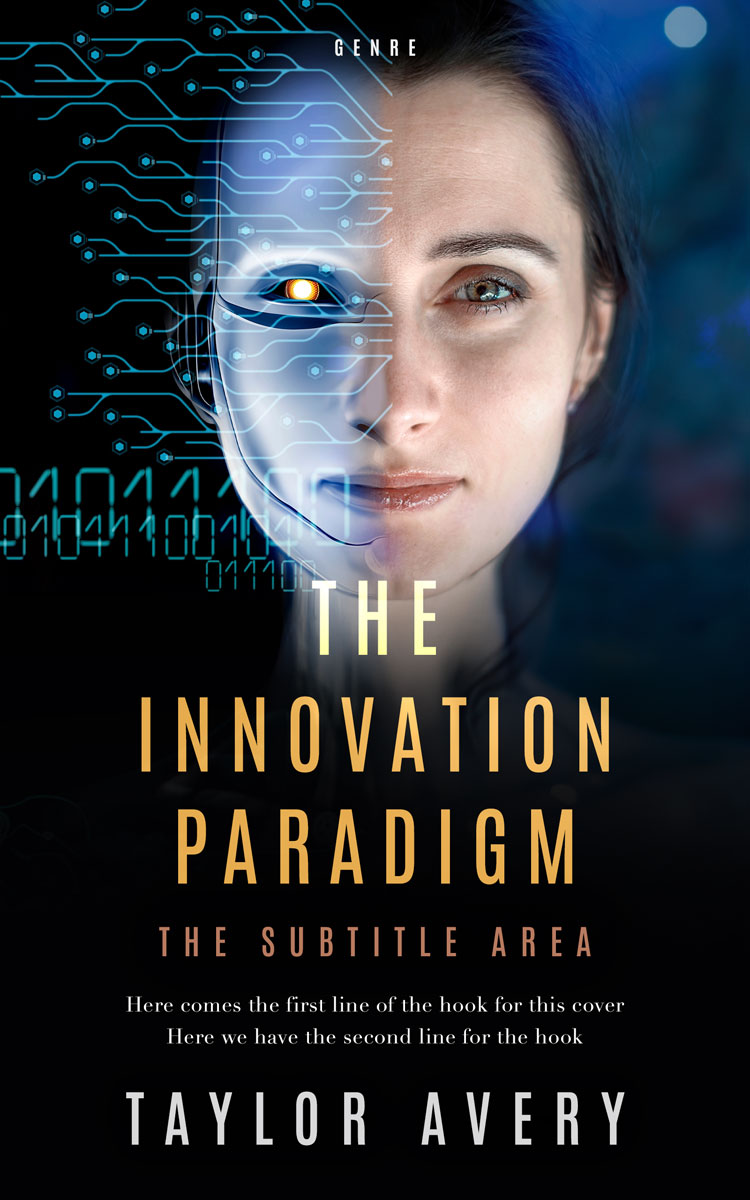 2D view of Premade Science Fiction Book Cover - Bunker