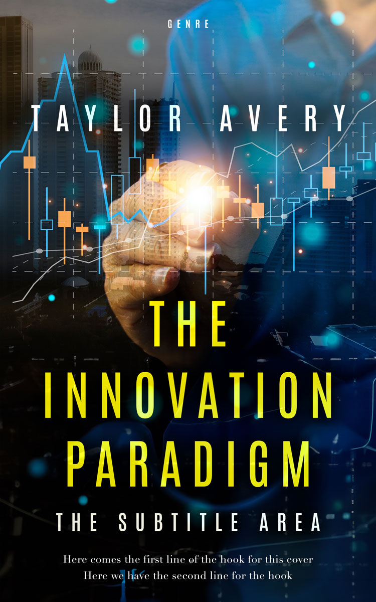 2D view of Premade Business Book Cover - Vulcan