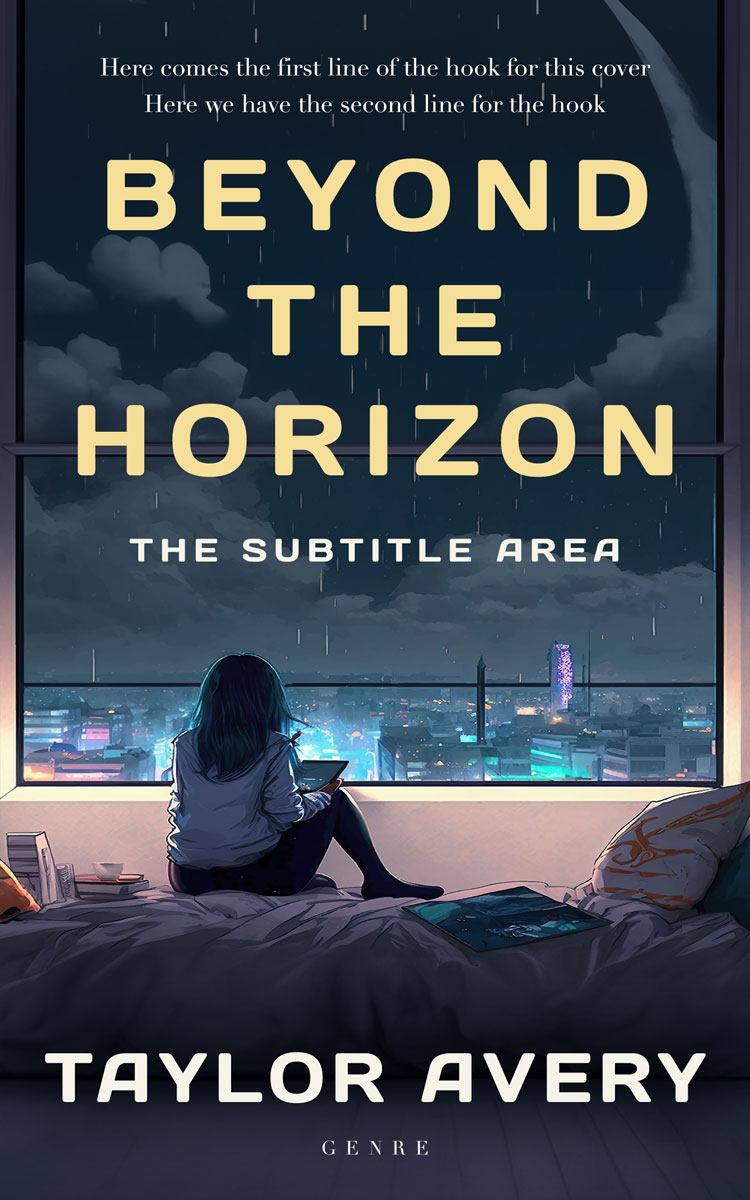 2D view of Premade Teen & Young Adult Book Cover - Mirage