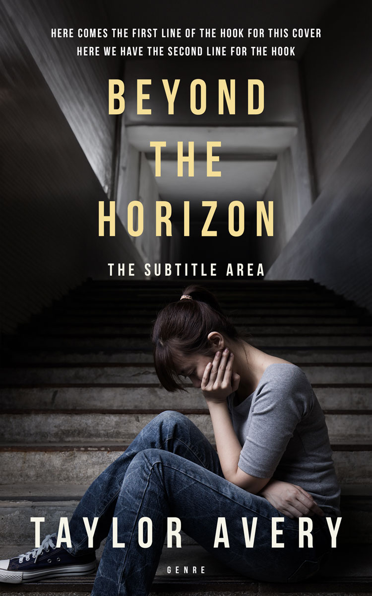 2D view of Premade Teen & Young Adult Book Cover - Cod Gray