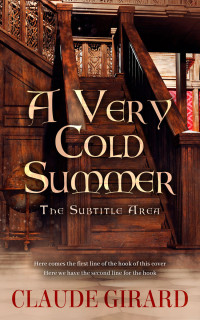 2D view of Premade Historical Book Cover - Cedar