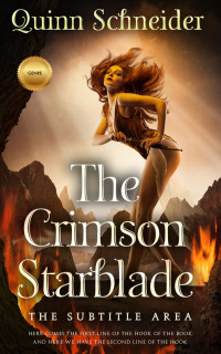 2D view of Premade Fantasy Book Cover - Calico