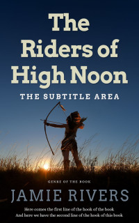 2D view of Mirage #15977 - Premade Action & Adventure Book Cover