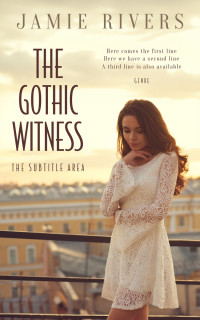 2D view of Premade Romance Book Cover - Double Spanish White