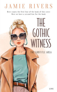 2D view of Premade Chick Lit Book Cover - Bone