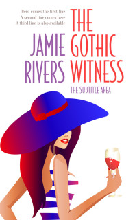 2D view of Premade Chick Lit Book Cover - Blue Gem