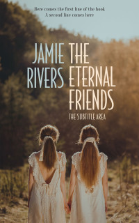 2D view of Premade Literary Fiction Book Cover - Tobacco Brown